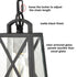 Industrial Exterior Pendant Light Hanging Matte Black Lantern Porch Light